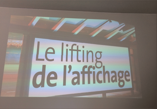 La métamorphose de l’affichage